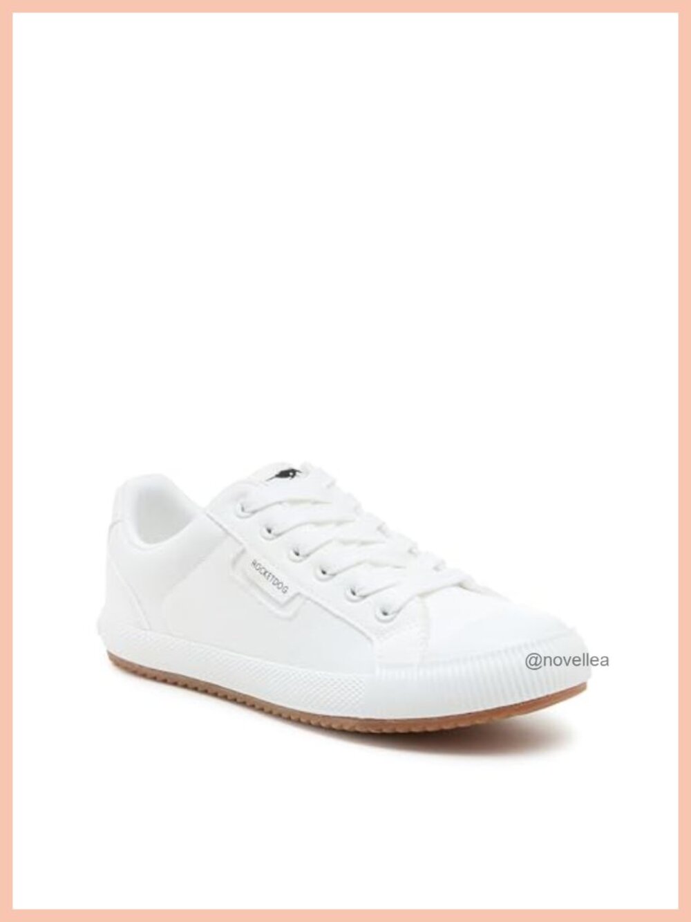 Rocket Dog Cheery Low White Cotton Sneakers